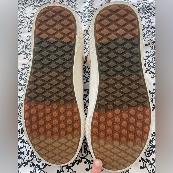BNWOB VANS x NASA Sk8-Hi Unisex White Leather Sneakers Shoes Size 7Men/8.5Women - Picture 4 of 8